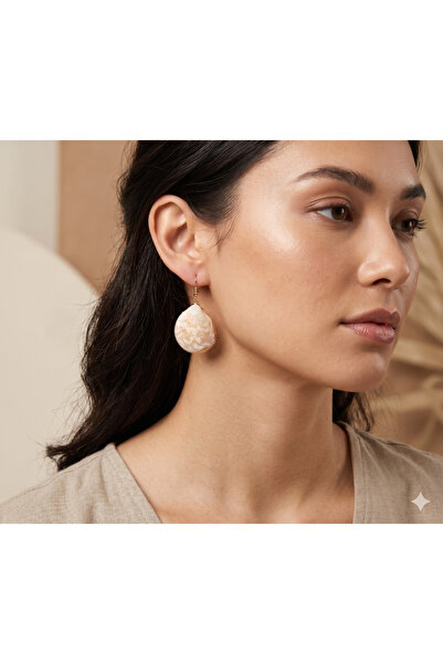 Retrovy Store Natural Sea Shell Inspired Earrings Collection