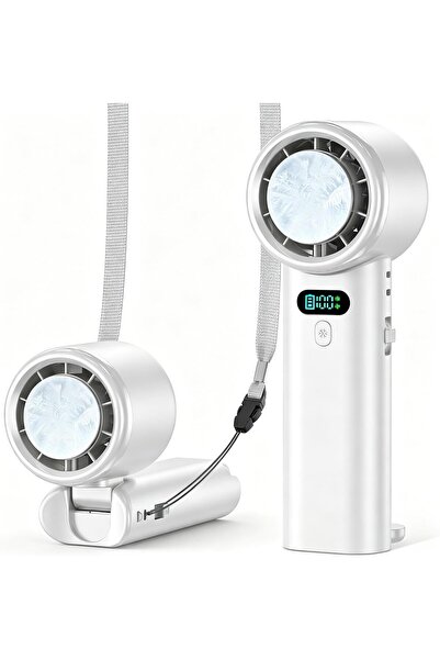 Urban URBANNX Handheld Turbo Fan, 5200mAh Rechargeable Foldable 3 in 1 Neck &...
