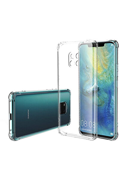 Techsuit Θήκη για Huawei Mate 20 Pro - Αντικραδασμική Διαφανής Σιλικόνης - Δι...