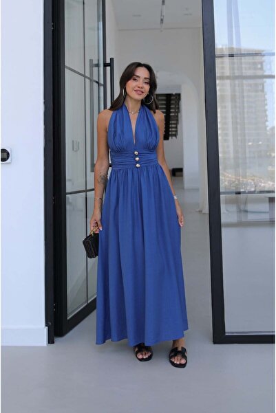 Halter Neck Long Dress with Best Prices | Trendyol