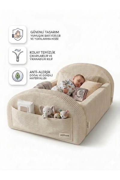 joyfoam modular foam sofas Anne Yanı Çocuk Yatağı Güvenlikli Yer Yatağı Yatak...