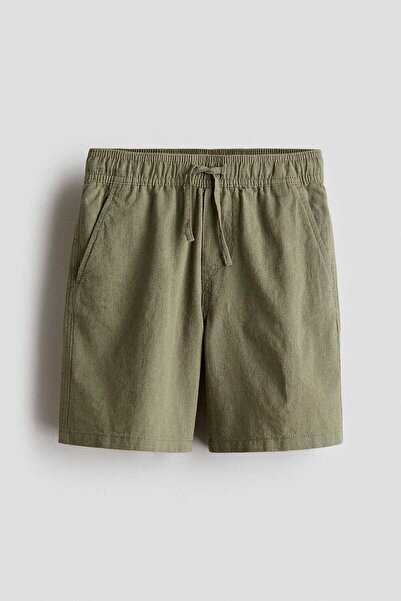 H&M شورت من مزيج الكتان