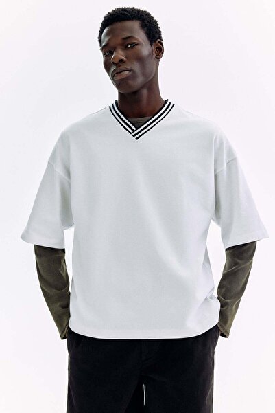 H&M Oversized Fit Cotton T-shirt