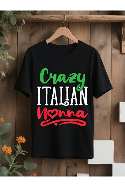 1001 Line هودي بطباعة Crazy Nonna، سترة ناعمة وقابلة للتنفس للجنسين بألوان ال...
