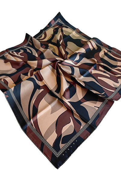 Sisley Tivil Silk Scarf 2026 Summer Season 2023-023 Camel