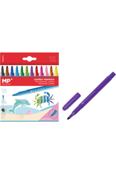 Other Μαρκαδόροι Ζωγραφικής Madrid Papel Jumbo, Παχύ Σετ 12 τεμαχίων, Κωδικός...