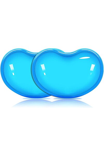 Arabest 2-Pack Silicone Gel Wrist Rest Cushion,Heart-Shaped,Translucent,Ergon...