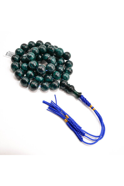 Generic Emerald Musk Rosary 45 Beads 13mm Deep Green Prayer Beads 66g Premium...