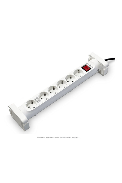Salicru Prelungitor rotativ cu protectie 6 prize Schuko SPS SAFE 6S