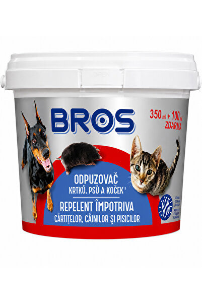 bros Pulbere Repelent pentru cartite, caini si pisici 350g+100g Extra