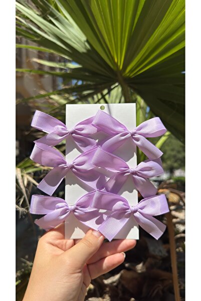 Toka Perisi Candy Color Lilac Ribbons 6-Piece Children's Buckle Set-3Cm Metal...