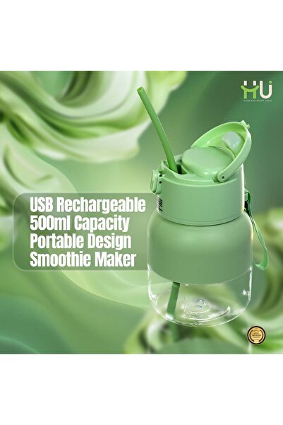 HU HAPPY USER Portable USB Juicer Blender (500ml)