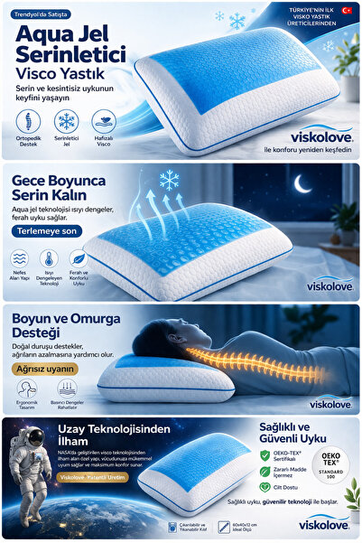 Empressco Serinletici Visco Yastık, Konfor ve Rahatlık İçin Tasarlandı