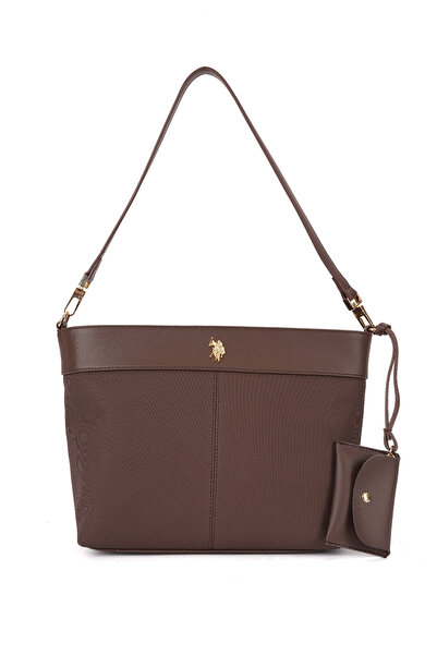 U.S. Polo Assn. Brown Women's Shoulder Bag Us26653