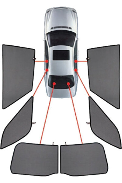 Other CarShades Πλευρικά Σκιάδια Αυτοκινήτου για Audi A4 Τετράθυρο (4D) 6 τεμ...