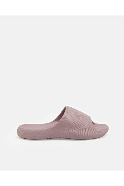 REDTAG Women Lilac Textured Slide
