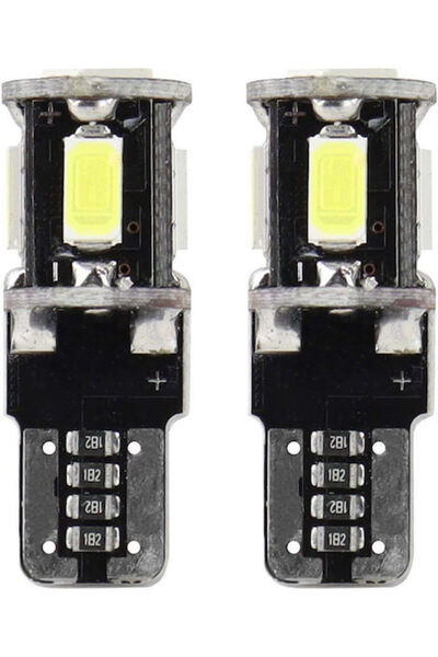 AMIO Λάμπες Αυτοκινήτου T10 / W2.1X9.5D Canbus LED 5600K Ψυχρό Λευκό 12V 2W 2...