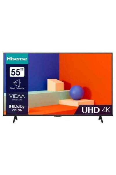 Hisense 4K UHD Smart Television 55inch (2023 Model) 55A62KS Black