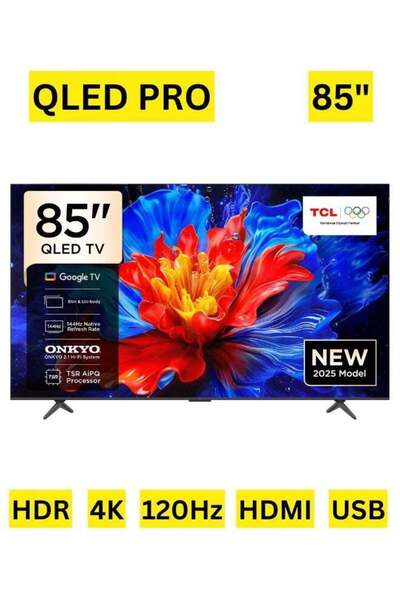 TCL 98 Inch P8K QLED TV | 4K UHD Google TV | AiPQ Pro Processor | 144Hz Nativ...