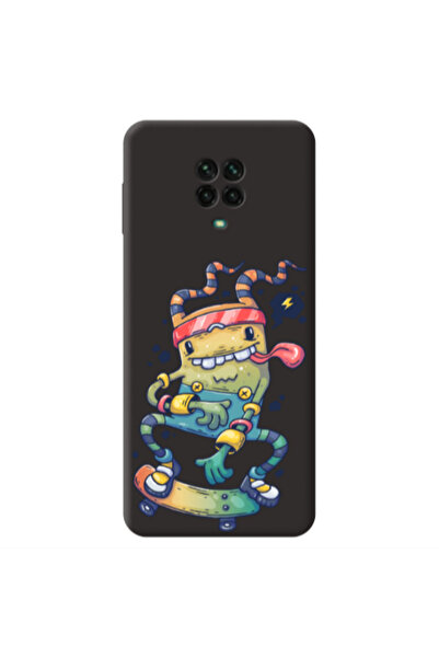 Other Xiaomi Redmi Note 9 Pro Dangerous task Black Colored Silicone TPU Θήκη