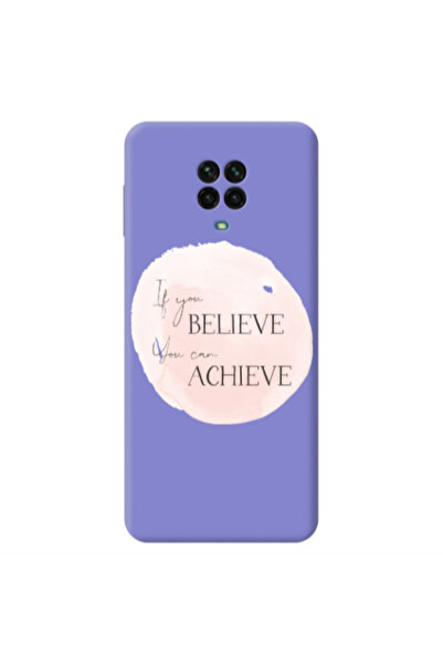 Other Xiaomi Redmi Note 9 Pro If You Believe Purple Colored Silicone TPU Θήκη