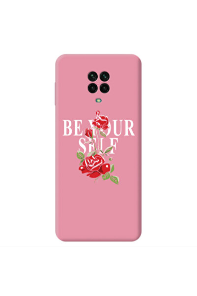 Other Xiaomi Redmi Note 9 Pro Be Your Self Pink Colored Silicone TPU Θήκη