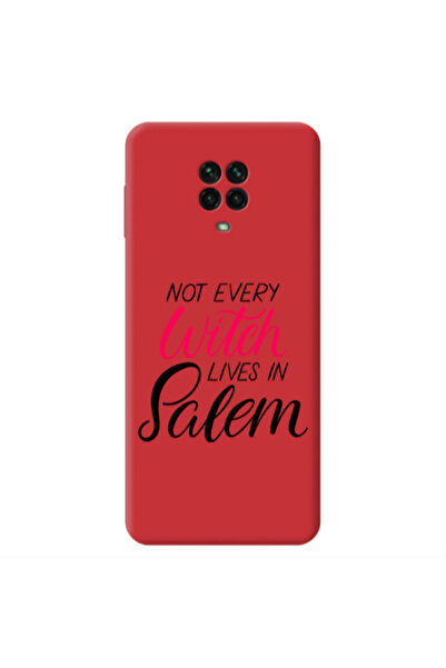 Other Xiaomi Redmi Note 9 Pro Not every witch lives in salem Red Colored Sili...