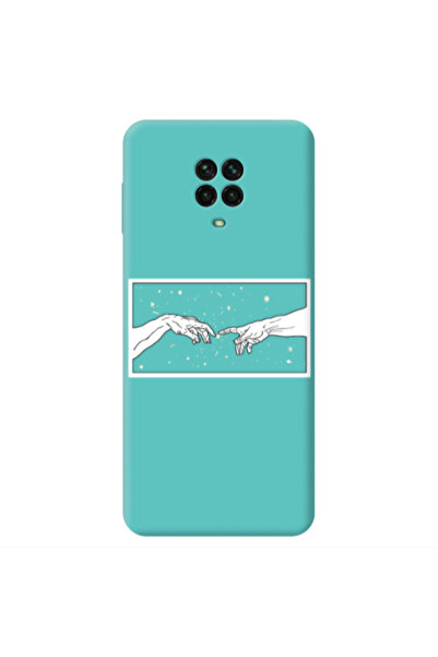 Other Xiaomi Redmi Note 9 Pro Touch Turquoise Colored Silicone TPU Θήκη
