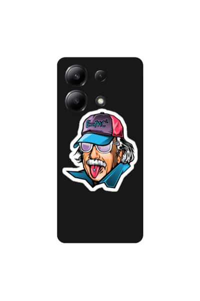 Other Xiaomi Redmi Note 13 4G Einstein Black Colored Silicone TPU Θήκη
