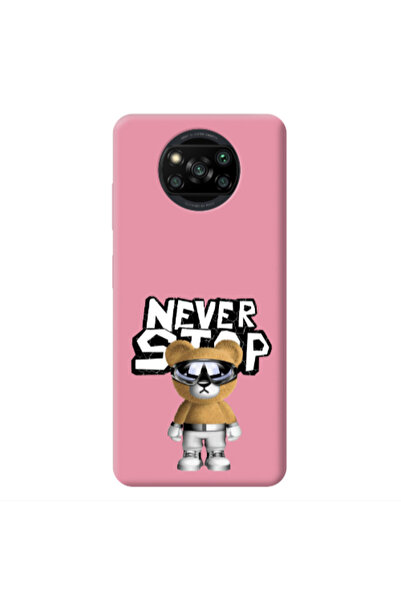 Other Xiaomi Poco X3 /X3 Pro Never stop Pink Colored Silicone TPU Θήκη