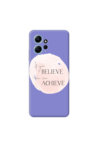 Other Xiaomi Redmi Note 12 4G If You Believe Purple Colored Silicone TPU Θήκη