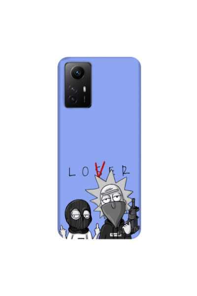 Other Xiaomi Redmi Note 12s Rick Loser Light Purple Colored Silicone TPU Θήκη