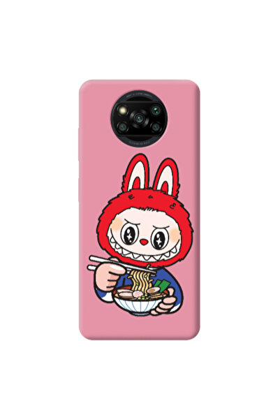 Other Xiaomi Poco X3 /X3 Pro Labubu 1 Pink Colored Silicone TPU Θήκη