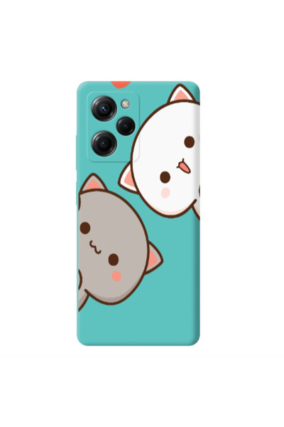 Other Xiaomi Poco X5 Pro We are here Turquoise Colored Silicone TPU Θήκη