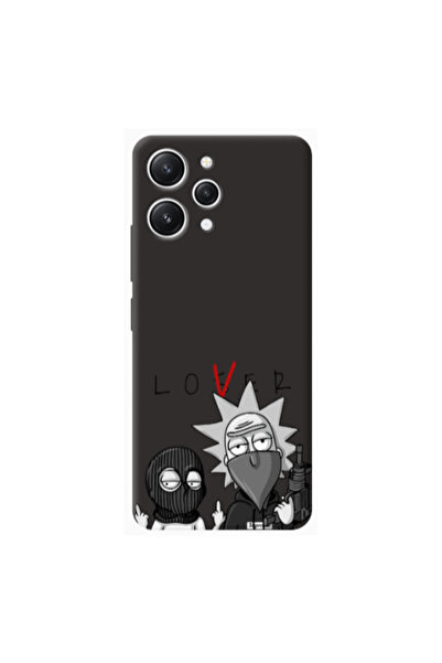 Other Xiaomi Redmi 12 Rick Loser Black Colored Silicone TPU Θήκη