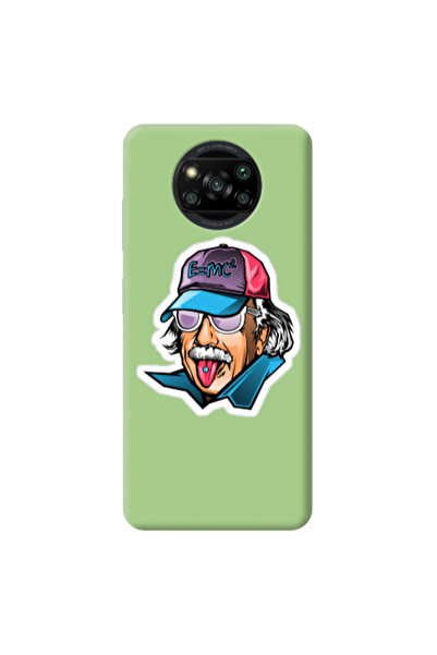 Other Xiaomi Poco X3 /X3 Pro Einstein Light Green Colored Silicone TPU Θήκη