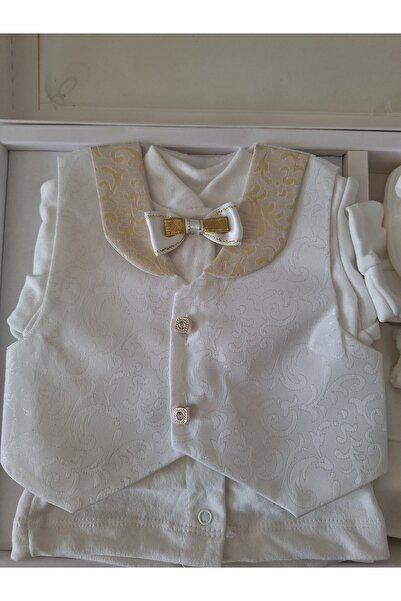 biyan collection Erkek Bebek Yelekli Özel Gün Mevlüt Sünnet Takımı Hastane Çı...
