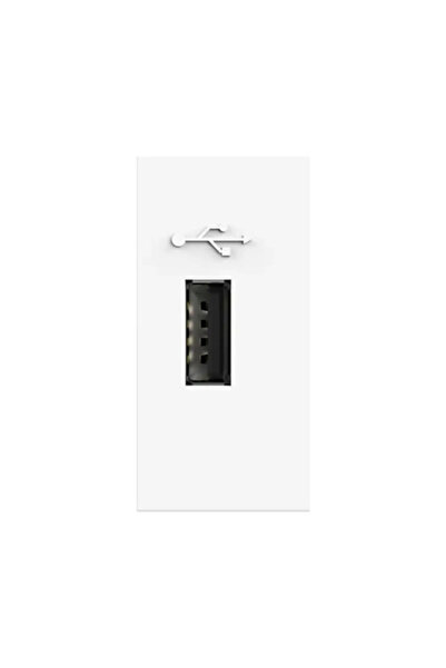 OEM Priză USB simplă Livolo tip A, 1 modul, alb
