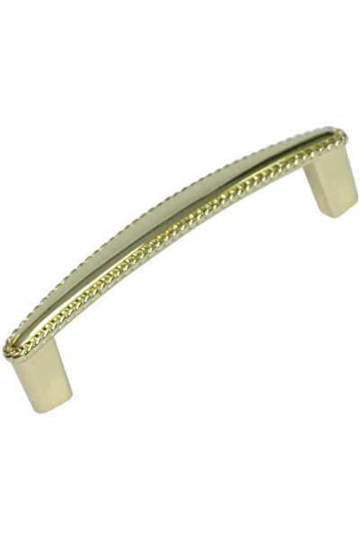 OEM Mâner pentru mobilă distanță perforații 96mm, zamac auriu lucios
