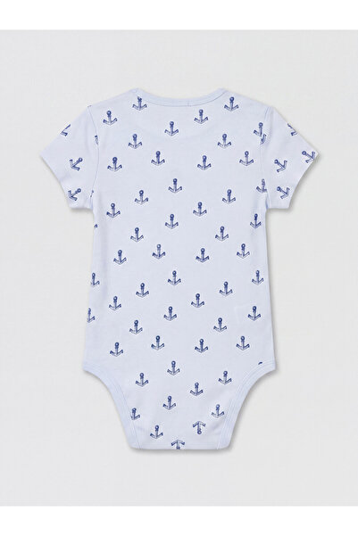 LC Waikiki Printed Baby Boy Snap-On Bodysuit