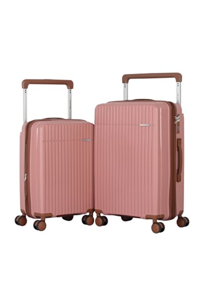 AVIATOR Brand 2-Piece Travel Luggage Set - 24 + 20 Inch - Durable Polypropyle...