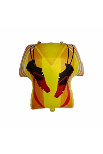 OEM Balon din folie în formă de tricou de fotbal galben