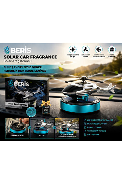 Beris Medikal BERİS Solar Helikopter Araç Kokusu | Güneş Enerjili Dönen Perva...