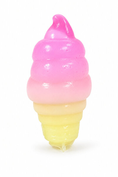 DAT Ice Cream Cone Squishy Toy, Soft Slow Rising Sensory Squeeze Fidget Toy f...