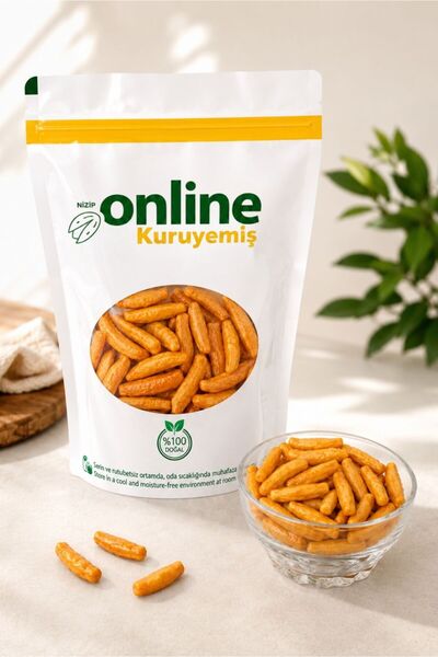 Nizip Online Kuruyemiş Kaki Pirinç Kraker - Kakino - 250 gr