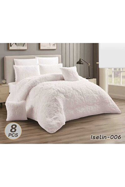 BIET ALMAFROSHAT Super High-End Soft Long Hair Fur Quilt Set, Wool Fur Bedspr...