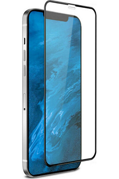 OEM 2.5D Πλήρους Κάλυψης Σκληρυμένο Γυαλί Μαύρο (iPhone 12 / 12 Pro)