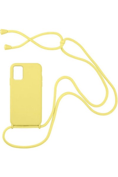 Other Technovo Δαντελωτή Πίσω Θήκη Σιλικόνης με Λουράκι Κίτρινο (Redmi Note 1...
