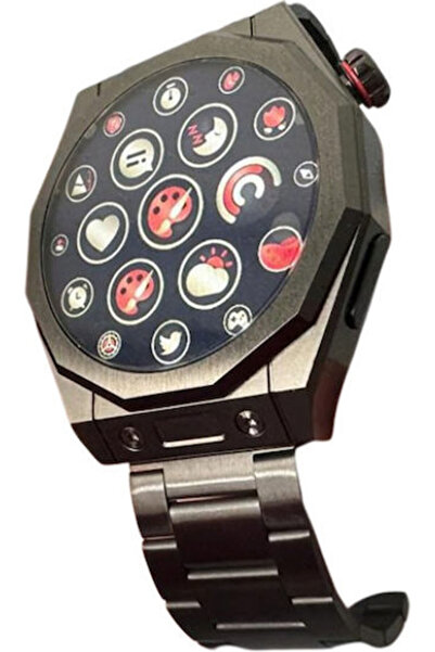 OEM Z83 Max 49mm Έξυπνο ρολόι με μετρητή καρδιακών παλμών (Μαύρο)
