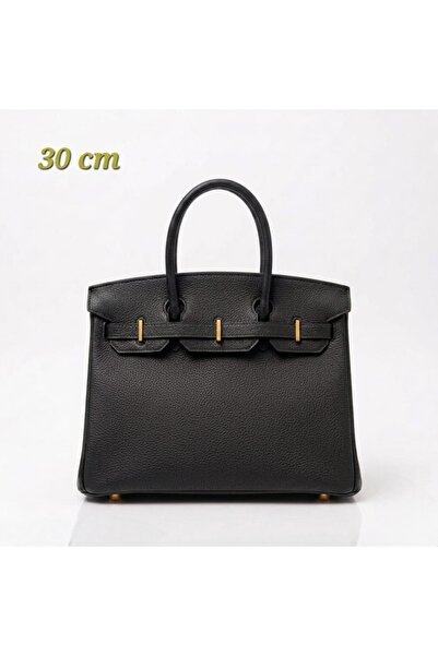 Generic TOP Choice Elegant Pebbled Leather-Look Top Handle Tote Bag with Gold...